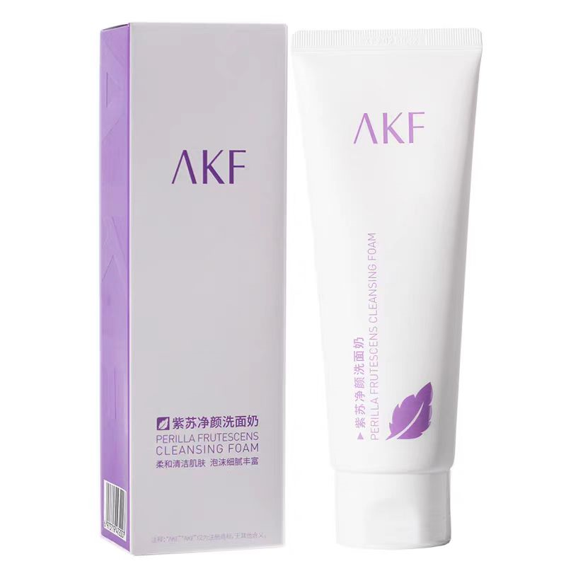AKF紫苏洗面奶温和清洁
