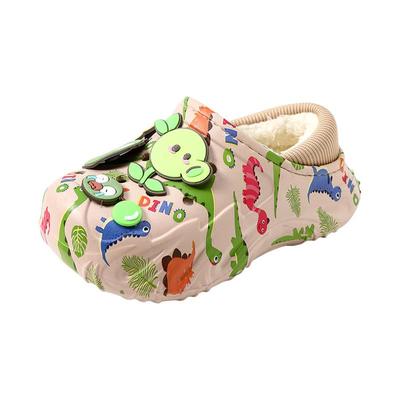 儿童棉拖鞋男童新款加厚冬季