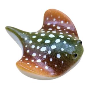创意漂浮海洋动物模型大小鳐鱼鹰鳐公仔DIY鱼缸树脂工艺摆件 造景