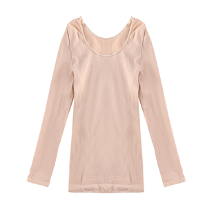 秋冬儿童肉色打底衣隐形紧身内衣男女童肤色舞蹈打底衫加绒演出服