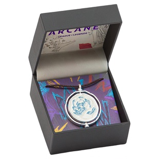 英雄联盟  双城之战 蓝玫瑰金克丝项链游戏周边吊坠男女同款