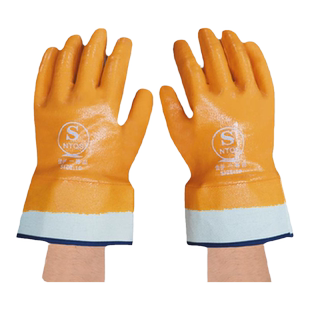 劳保手套耐磨工作防油耐油防水胶皮全胶帆布浸胶汽修丁腈电焊手套