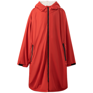 儿童成人游泳训练浴袍起水保暖专用浴巾冬季吸水加厚防寒斗篷外套