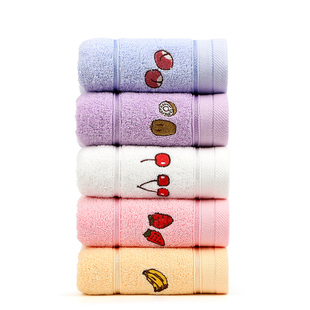 洁丽雅儿童毛巾全棉洗脸家用小长方形男女童洗澡纯棉吸水专用抗菌