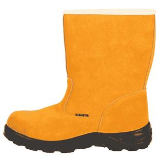 老矿长油田靴牛皮防烫焊工劳保鞋男款四季通用防砸防刺防静电耐油