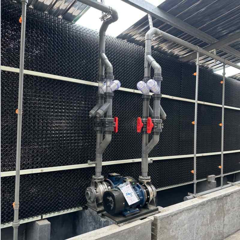 13养殖猪场除臭塑料湿帘鸡场帘蜂窝降温纸湿水帘PP除臭除尘填料