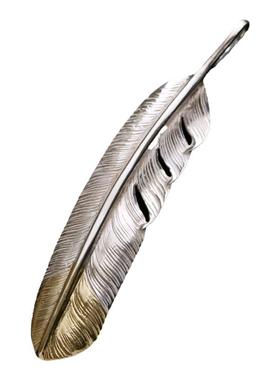 高桥吾郎老银匠羽毛吊坠