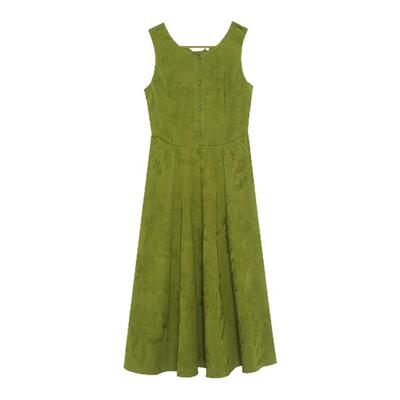 solighter法式复古背心连衣裙