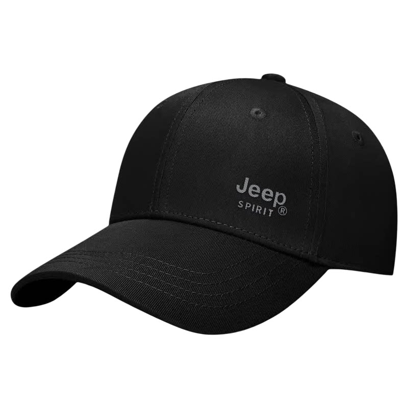 JEEP SPIRIT吉普棒球帽子百搭鸭舌帽四季秋冬纯棉遮阳帽男女通用