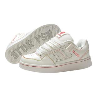 易少年 彩虹色设计感面包鞋女ins潮2025冬季新款韩版百搭休闲板鞋