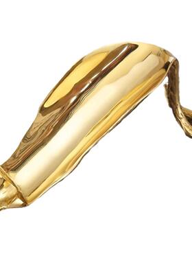 皇普森全铜叶子酒架现代轻奢餐桌电视柜酒柜玄关装饰品创意红酒托