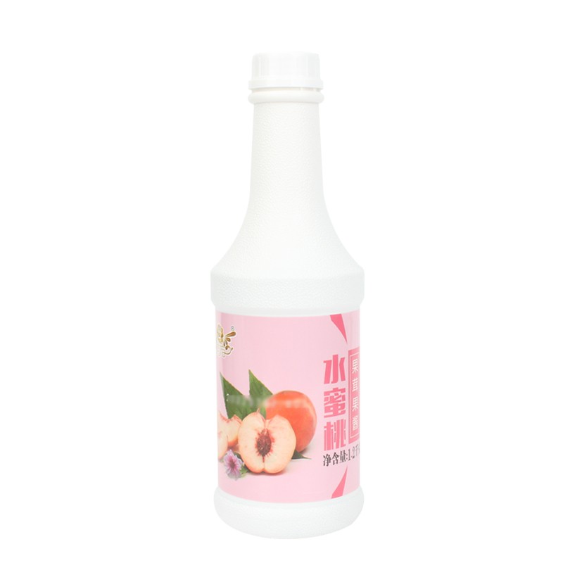 奕方水蜜桃果茸果酱1.2kg商用奶茶店原料果汁冲饮芝芝桃桃果肉粒