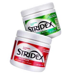 stridex施颜适水杨酸祛痘棉片去闭口粉刺黑头清洁淡化痘印清洁刷