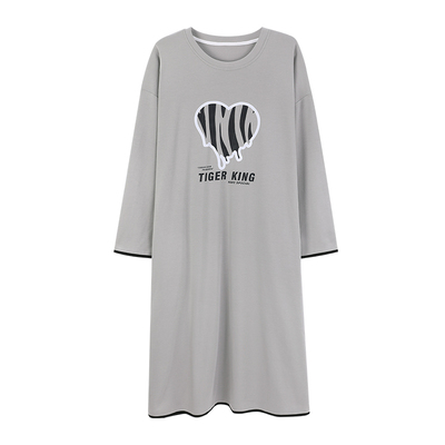 长袖睡裙女秋冬2025新款纯棉长裙