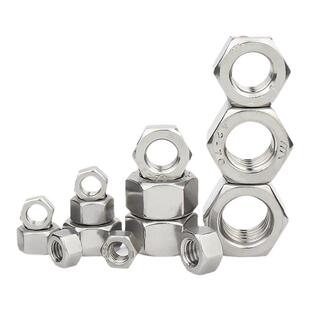 金超304不锈钢六角加厚螺母GB6175加长加高螺帽 M3M4M5M6M8M10M12