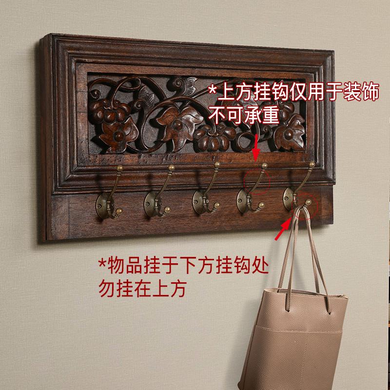 异丽客厅置物架挂钩创意挂画配电箱遮挡实木新中式电表箱装饰画