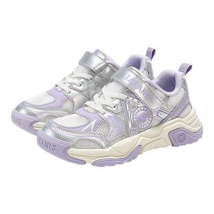 泰兰尼斯春秋男童户外运动鞋透气休闲鞋时尚老爹鞋女童甜心运动鞋