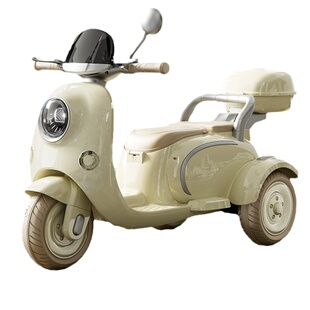 儿童电动摩托车三轮车男女孩宝宝车小孩可坐人艾莎公主遥控玩具车