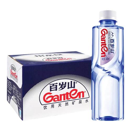 百岁山矿泉水348/570ml*24瓶整箱批发小瓶饮用水家庭办公非纯净水