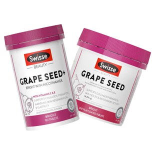 swisse烟酰胺葡萄籽胶囊花青素内服美白去黄全身内调美白丸抗糖丸