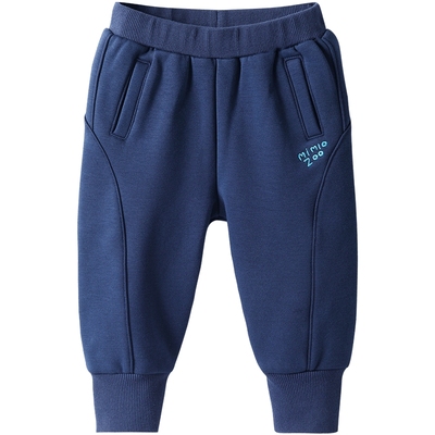 宝宝加绒裤一体绒加厚保暖休闲裤