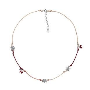 MARSEVEN 柠檬系列环绕花花果实项链原创设计小众简约百搭饰品