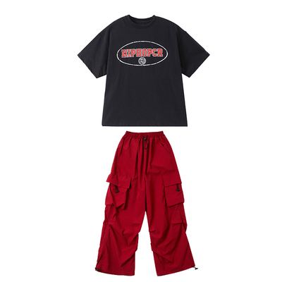 爵士舞衣服女童街舞潮酷穿搭男童