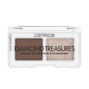 珂萃丝CATRICE双色眼影盘大地色日常淡妆德国眼影盘带细闪珠光