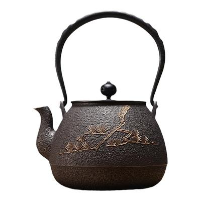 龟寿堂鎏金日本纯手工烧水壶