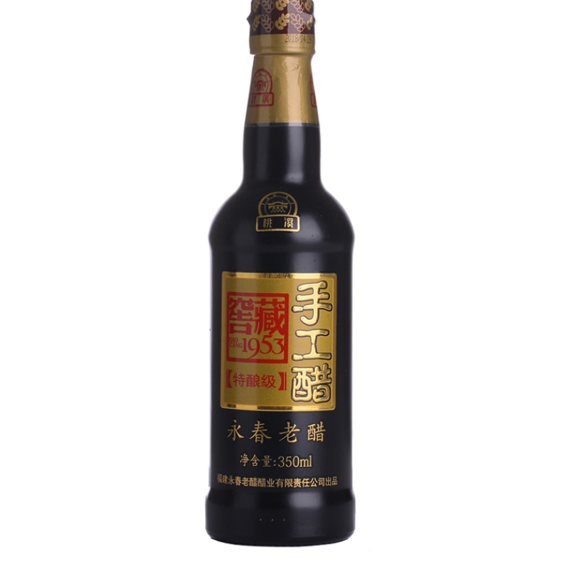 桃溪牌永春老醋正品十五年手工醋350ml糧食釀造蘸醬海鮮餃子陳醋