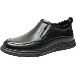 【头层牛皮】千百度男鞋冬季保暖棉鞋休闲皮鞋男士真皮舒适鞋子