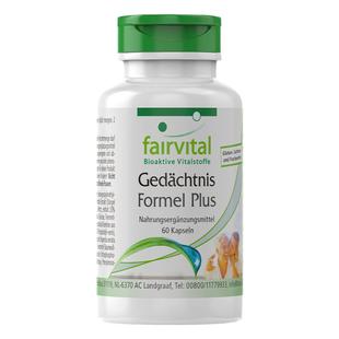 德国Fairvital强力脑活素胶囊银杏护脑记忆力补脑中老年人脑力素