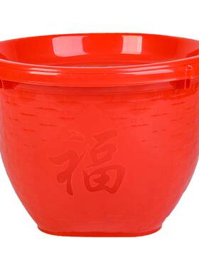 甲东里红色大号子孙桶