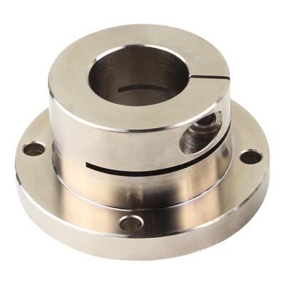 钢制镀镍光轴固定座法兰开口导向轴支座光柱夹紧座GBJ02/12/22