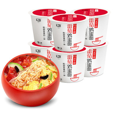 和厨番茄鸡蛋面112g组合箱冻干