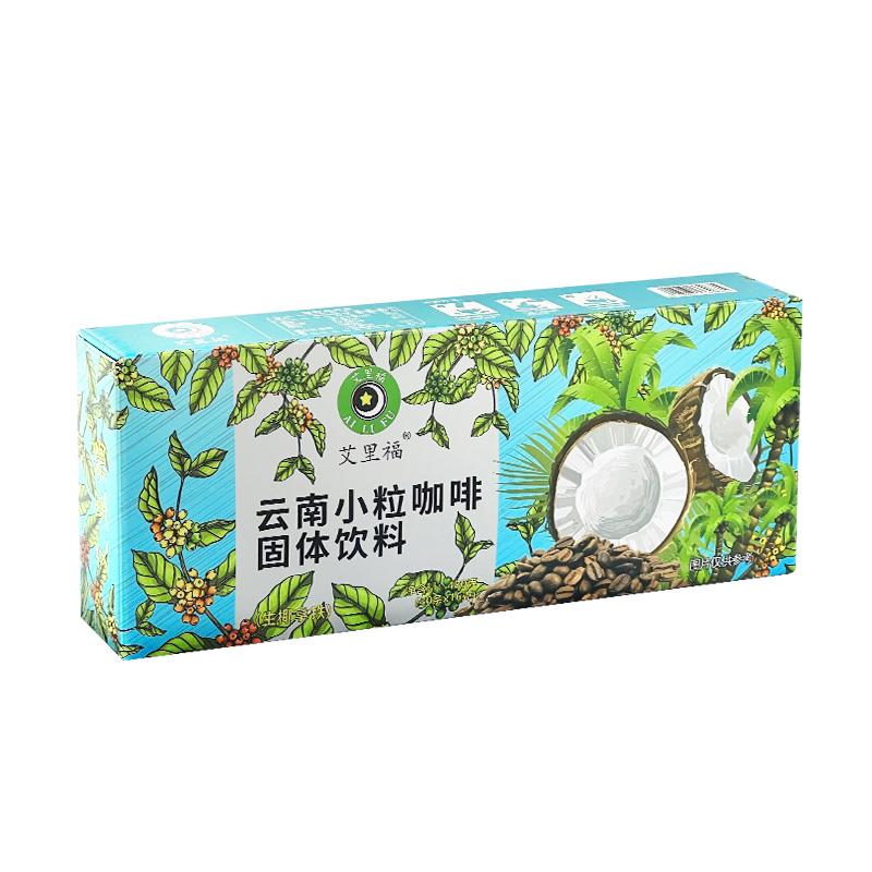 云南小粒咖啡生椰拿铁风味速溶咖啡 精细研磨 醇厚口感 30条480g