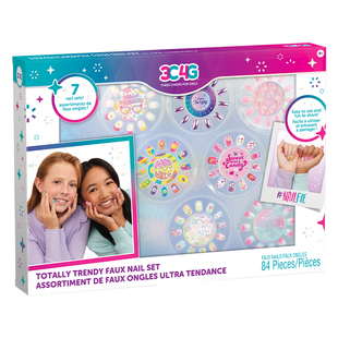 MAKE IT REAL美益睿女孩美甲贴化妆品玩具时尚DIY玩具儿童指甲贴