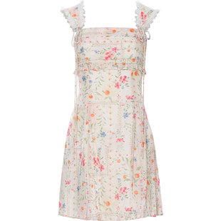 sincethen 法式海边连衣裙夏小个子穿搭短裙吊带裙碎花裙子女夏季