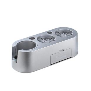 bincoo布粉器咖啡机配件压粉锤底座三件套咖啡器具收纳工具全套