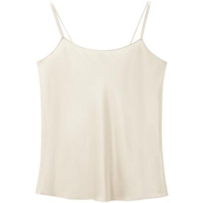 重磅真丝真丝OVV吊带衫缎面