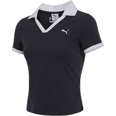 Puma/彪马官方正品W LATE ADD女士透气套头修身休闲短袖692774-16