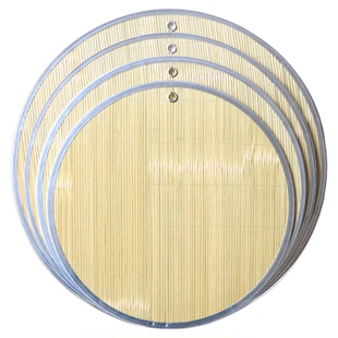 竹子面食盖帘双面竹制加厚水饺篦子厨房家用圆形帘子大号饺子托盘