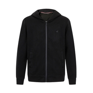 LONDA伦德马秋冬男士休闲连帽卫衣商务休闲百搭保暖长袖开衫外套