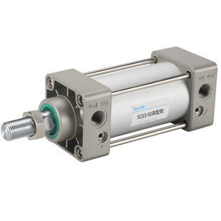 陶瓷机械标准拉杆气缸SC50/SC63-25/75/100/150/200/250/300/400