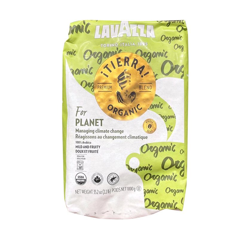 美国直邮Lavazza拉瓦萨咖啡豆1000g意大利意式特浓espresso黑咖啡