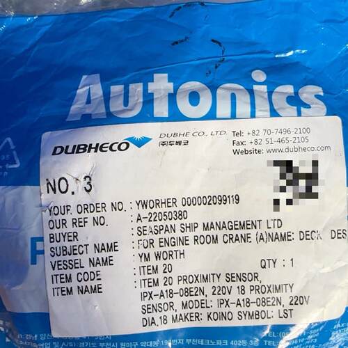 询价-奥托尼克斯AUTOCS接近开关，型号IPX-A18-