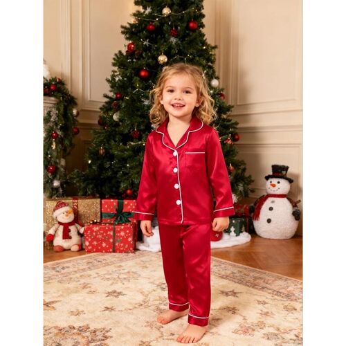 E 48951 Children Summer Pajamas Short Sleeve Shorts 儿童睡衣