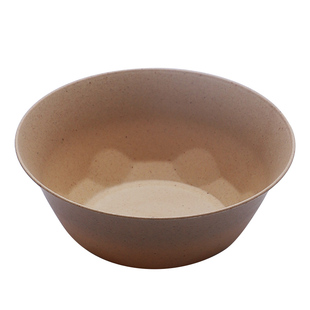 稻壳一次性碗大号圆碗加厚食品级环保餐具耐高温结婚酒席商用家用