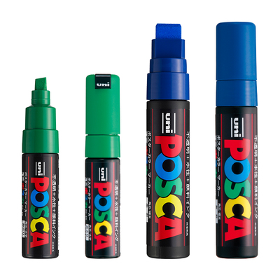 uni三菱绘画专用水性丙烯马克笔