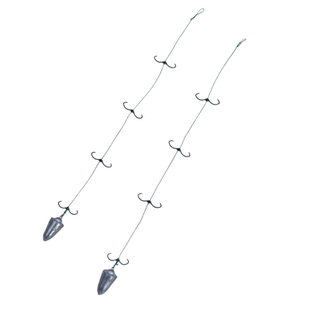 5付钜惠装 鹰嘴钩绑铅线组 甲鱼钩排钩打鳖团鱼串钩甲鱼枪用鱼钩